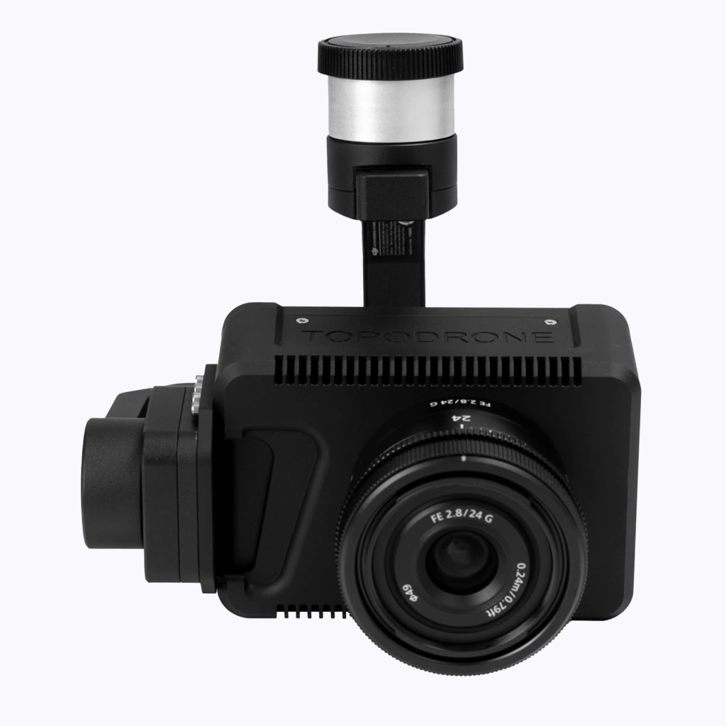 TOPODRONE P61 mapping camera with DJI X-Port